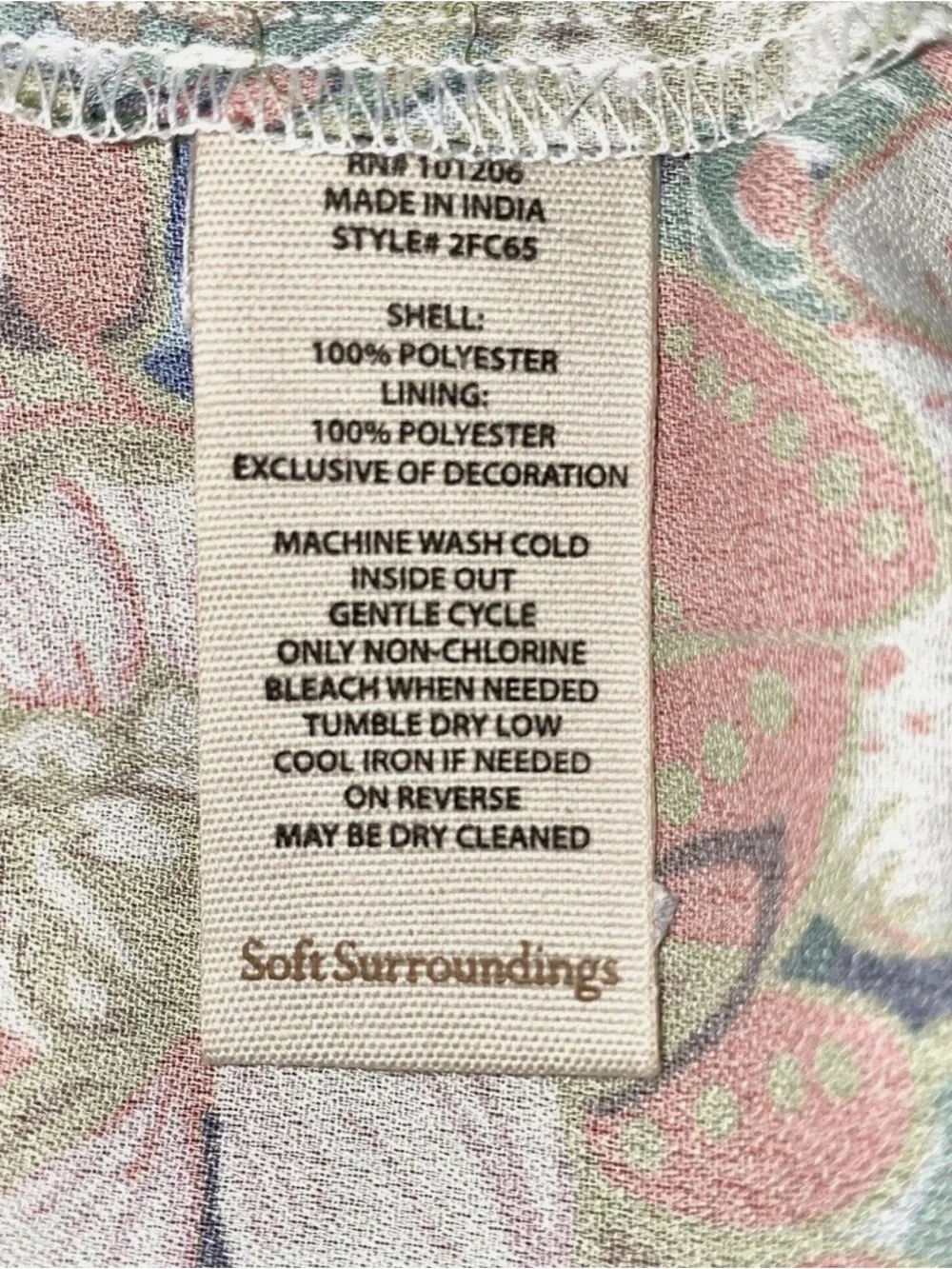 Soft Surroundings Ariege Hand Embroidered Beaded Lace Jacket XL Boho Peplum